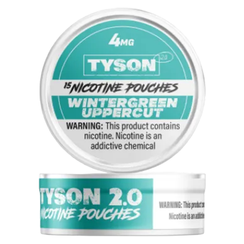 Heavy Bags Nicotine Pouch Wintergreen Uppercut 4mg Tin