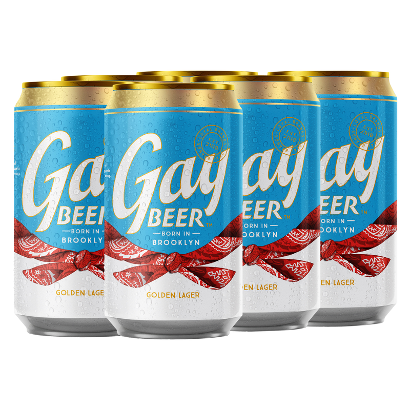 Gay Beer 6pk 12oz Can 5.0% ABV