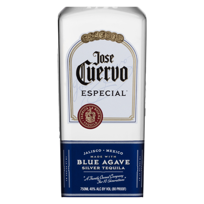 Jose Cuervo Especial Silver Tequila 750ml (80 Proof)