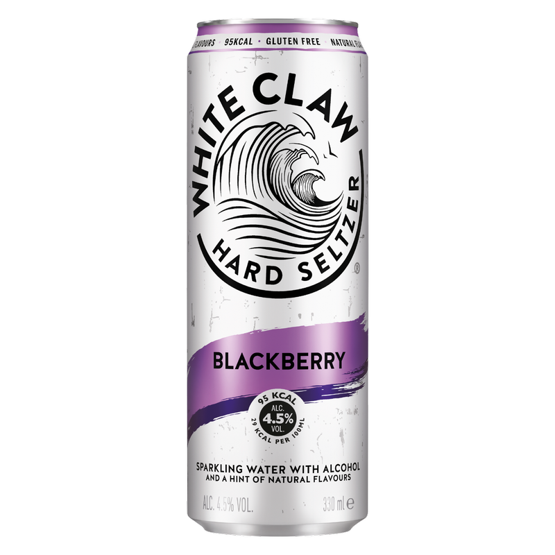 White Claw Blackberry Hard Seltzer, 330ml