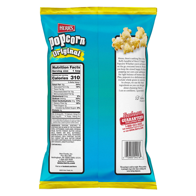 Herr's Popcorn, 2oz