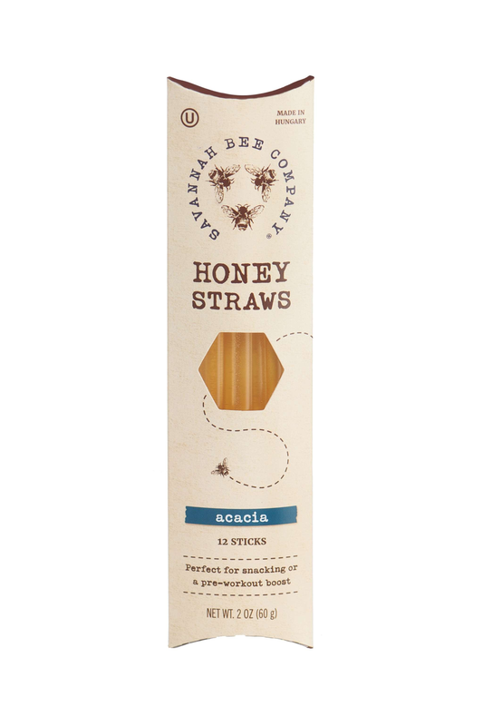 Savannah Bee Honey Straws, 12ct