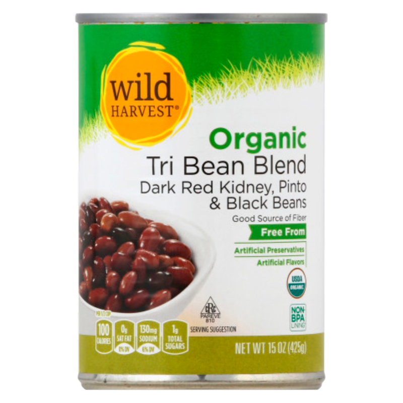 Wild Harvest Organic Tri Chili Beans 15oz 