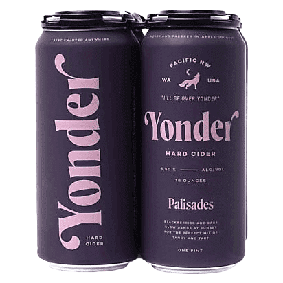 Yonder Cider Co. Palisades Blackberry Sage 4pk 16oz Can