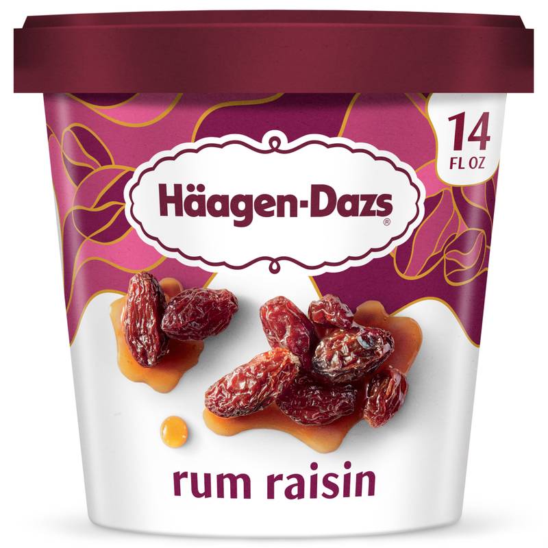 Häagen-Dazs Rum Raisin Pint