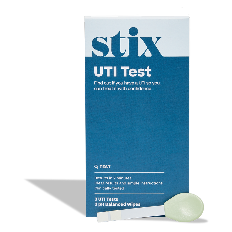 UTI Test & pH Balanced Wipes 3 ct
