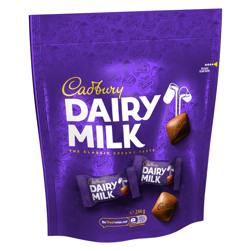 Cadbury Dairy Milk Chunk Pouch, 244g