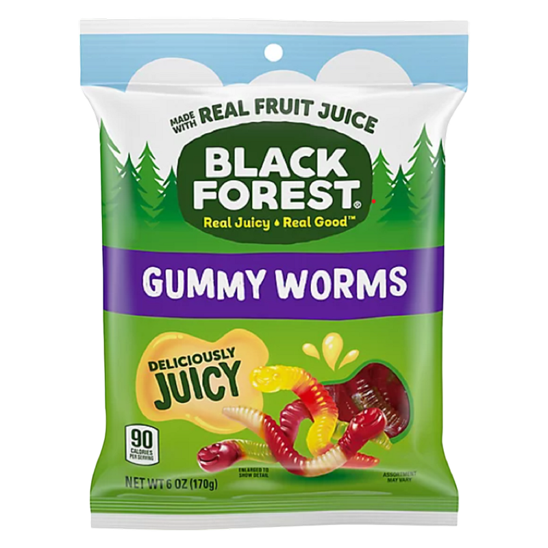 Black Forest Gummy Worms, 6oz