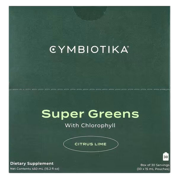 Cymbiotika Super Greens Pouch Box, 30ct