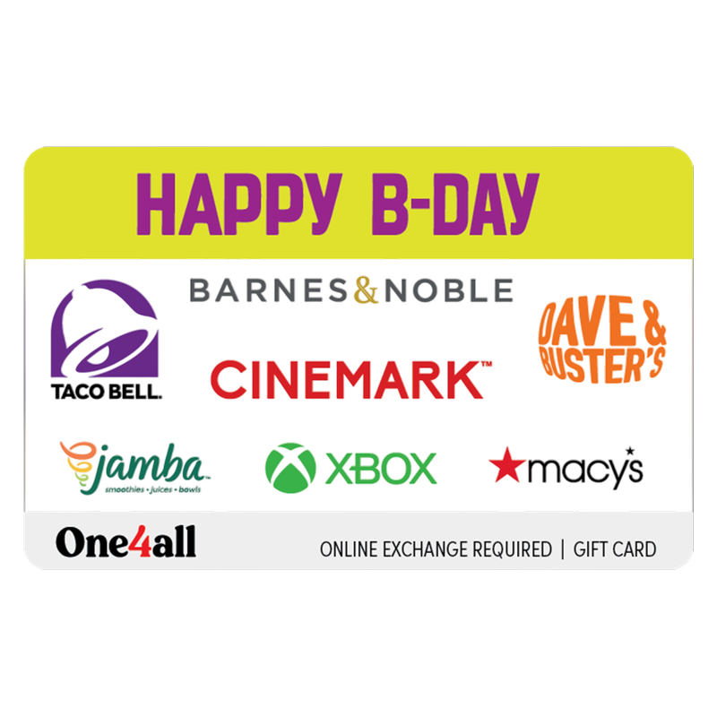 Happy B-day $25 Gift Card