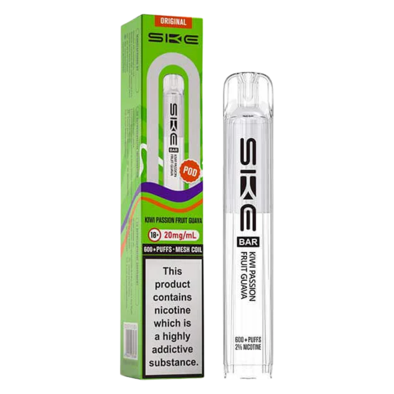 SKE BAR 600 Kiwi Passion Fruit Guava 20mg/ml, 1pcs