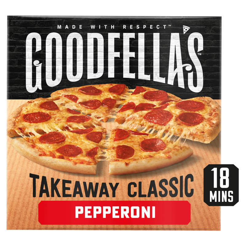 Goodfellas Takeaway Classic Crust Pepperoni Pizza, 524g