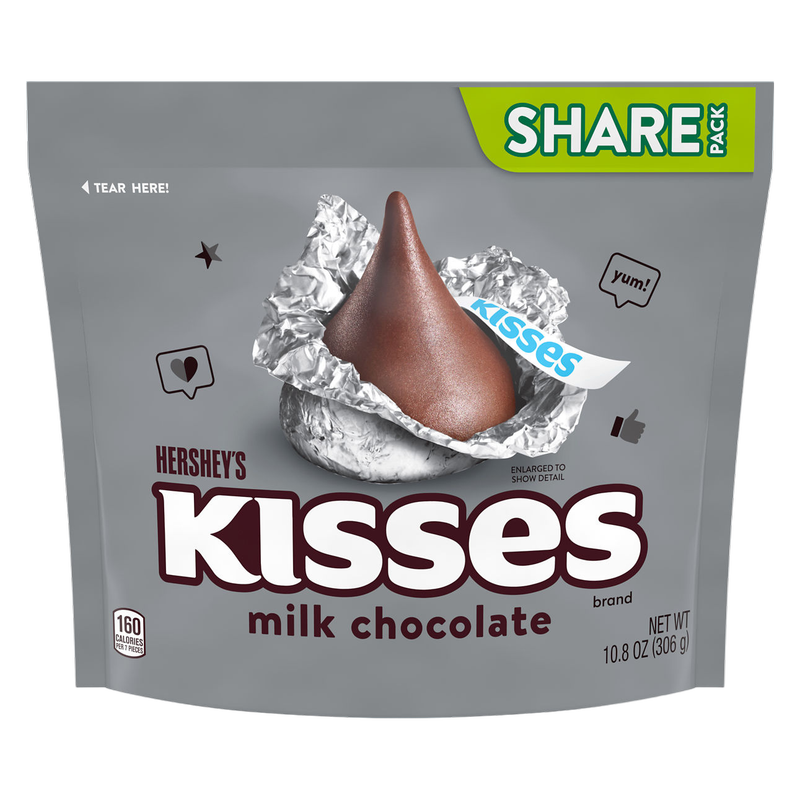 Hershey's Kisses Milk Chocolate Candies, 10.8oz