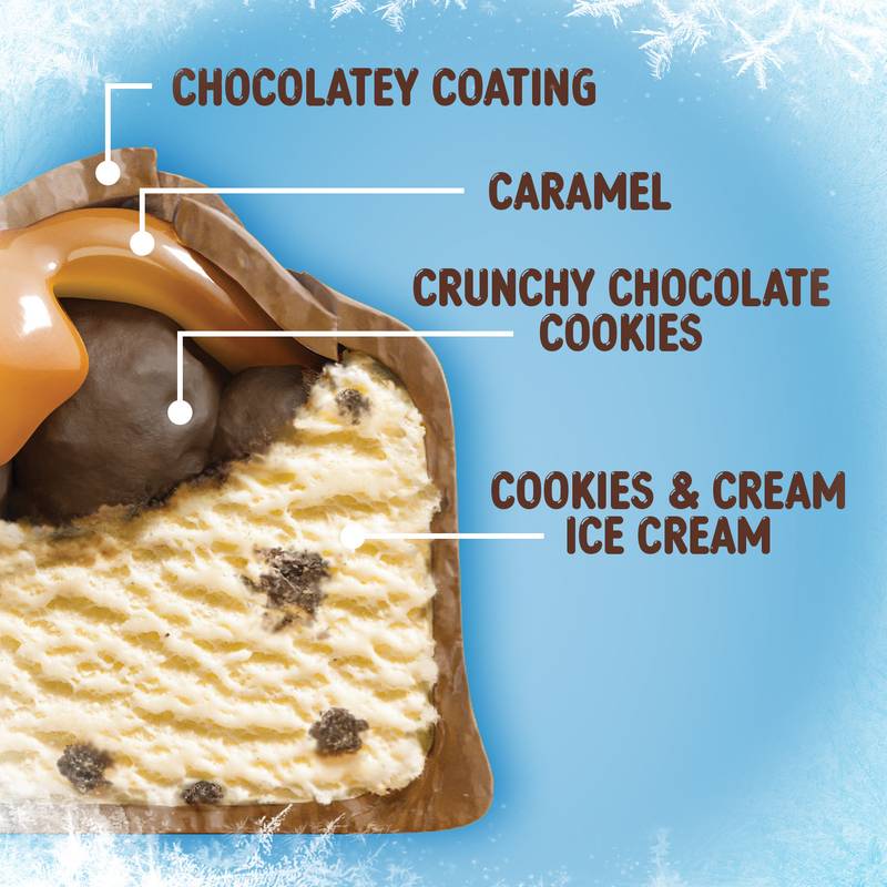 TWIX Cookies & Cream Milk Chocolate Ice Cream Bar, 1ct