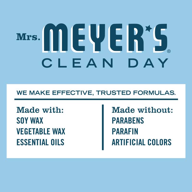 Mrs. Meyer's Rainfall Soy Candle, 7.2 Ounce Candle