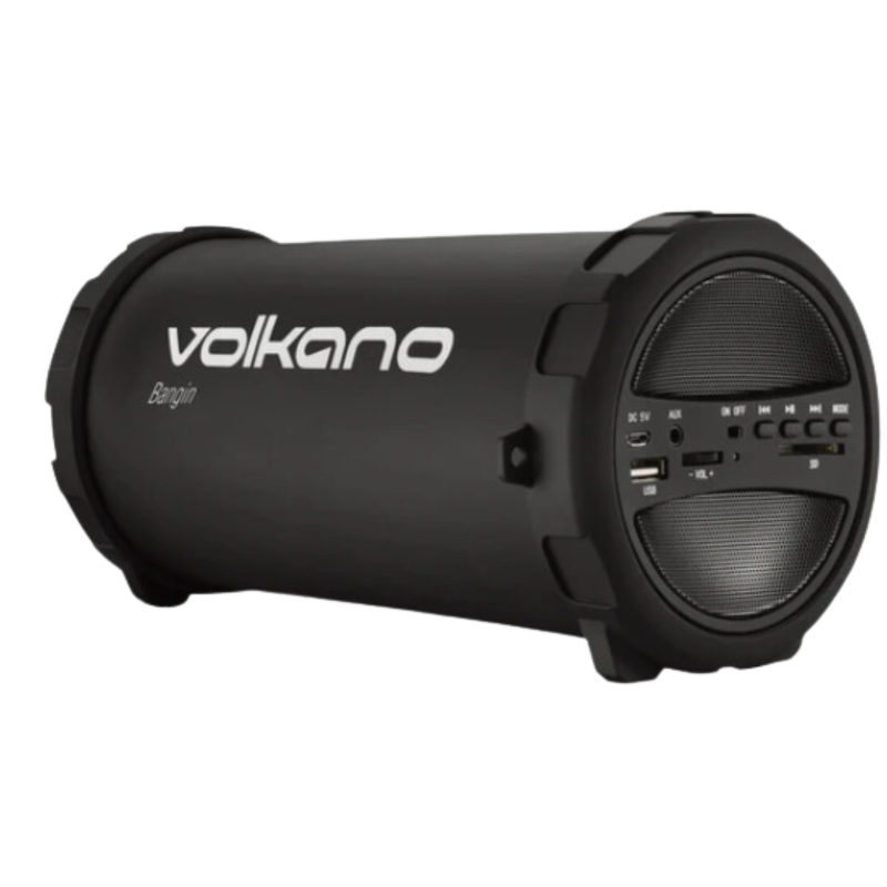 Volkano True Wireless Portable Bluetooth Speaker – Black, 1pcs