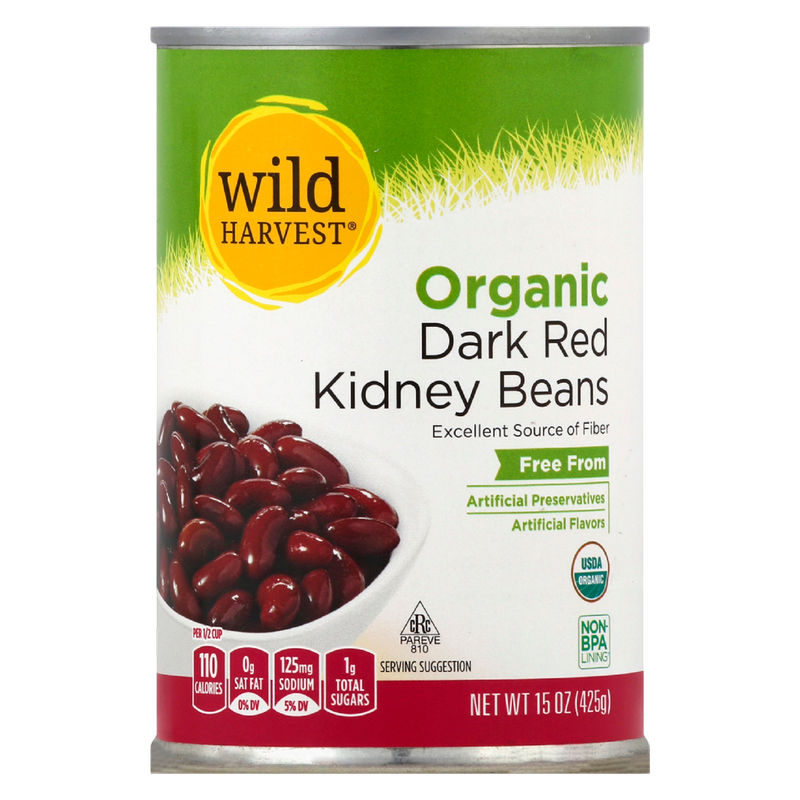 Wild Harvest Dark Red Kidney Beans 15oz