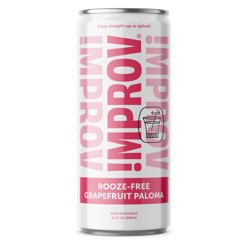 !mprov Booze-Free Grapefruit Paloma 4pk 12oz Can