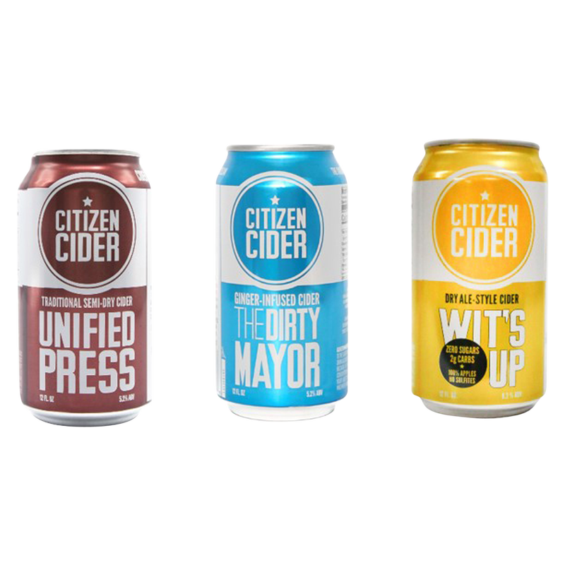 Citizen Cider Mix Pack 12oz 12pk Can ABV Varies