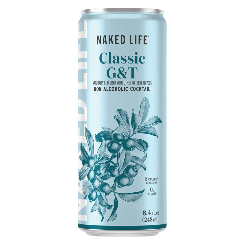 Naked Life Non-Alcoholic Classic G&T 4pk 8.4oz Can