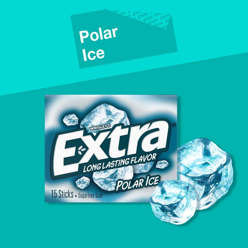 Extra Polar Ice Sugarfree Gum 15ct