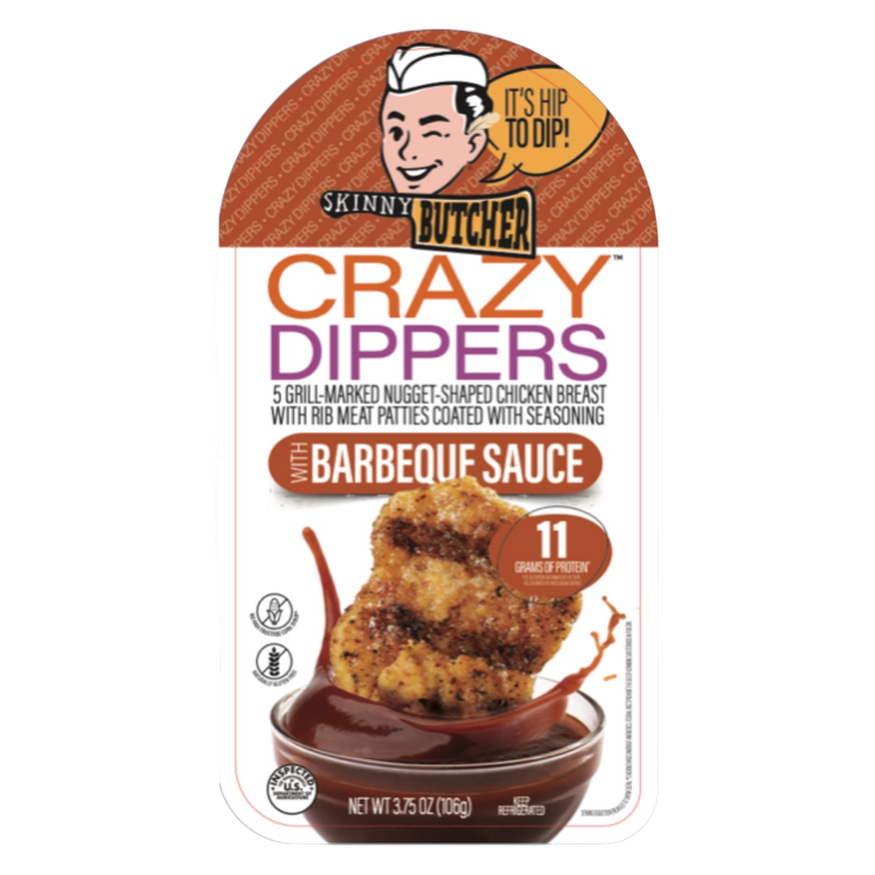 Skinny Butcher Crazy Dippers with Barbeque Sauce - 3.75oz