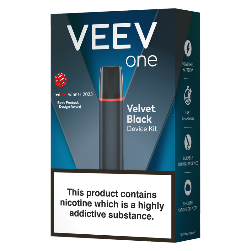 VEEV One Velvet Black Kit (Standalone Device), 1pcs