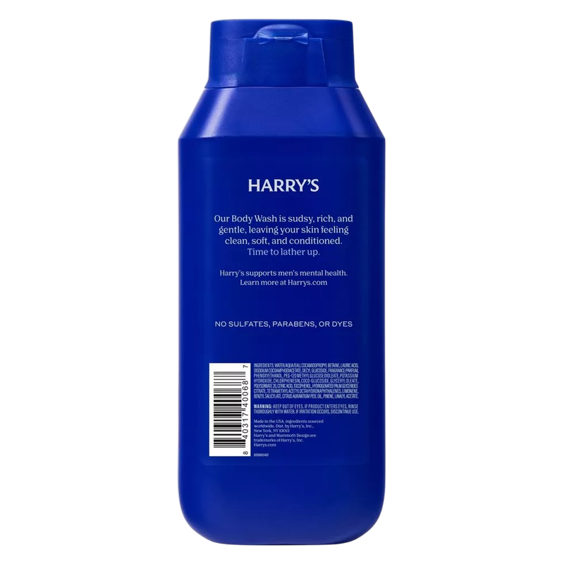 Harry's Men's Body Wash, Stone, 18oz
