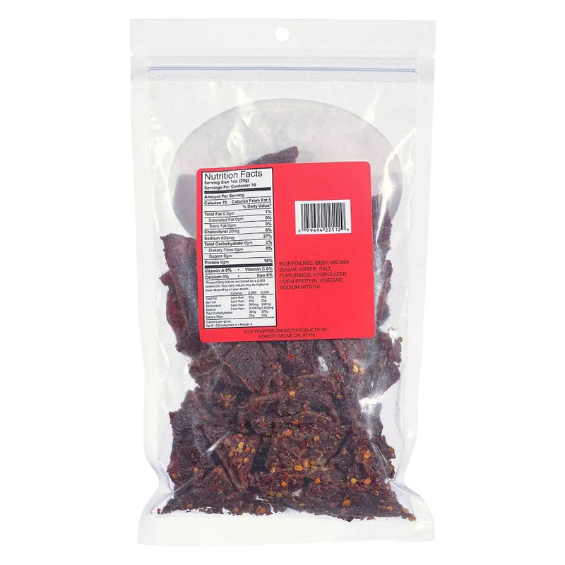 Old Trapper Hot & Spicy Beef Jerky 10oz