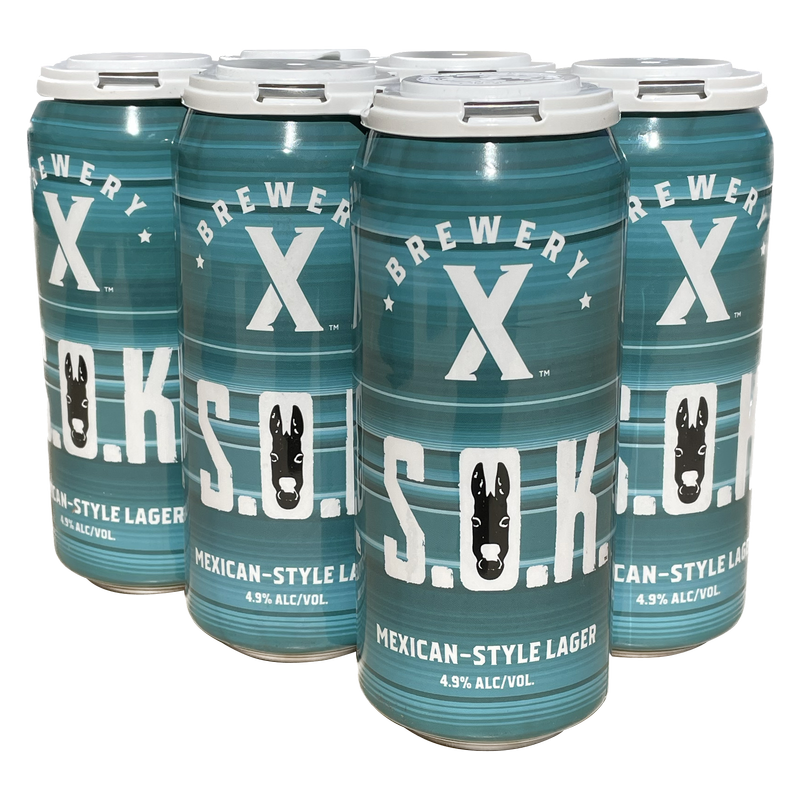 Brewery X S.O.K. Mexican Lager 6pk 16oz Can