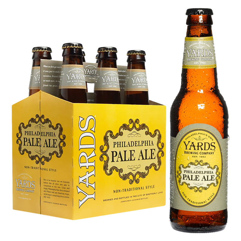 Yards Pale Ale 6 Pack 12 oz Bottles