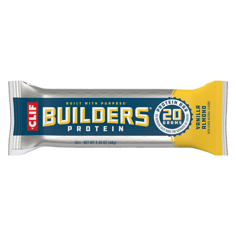 CLIF Builders Vanilla Almond Flavor Protein Bar 2.4oz