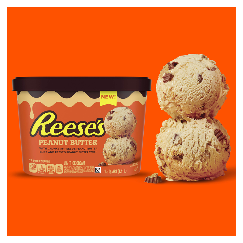Reese's Peanut Butter Light Ice Cream 48oz