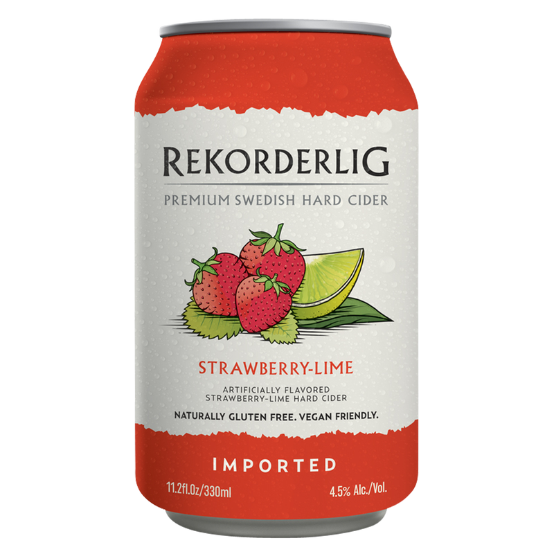 Rekorderlig Strawberry Lime Cider 4pk 11.2oz Can 4.5% ABV