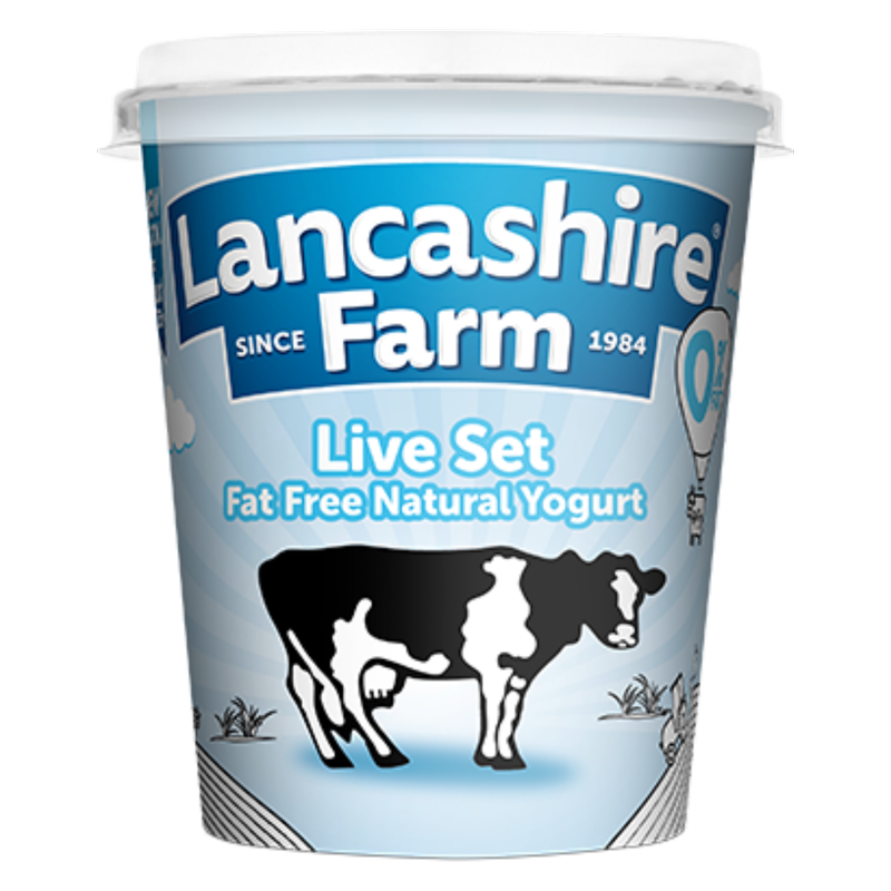Morrisons Lancashire Farm Live Set Yogurt 0% Fat, 400g