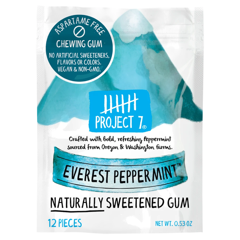 Joyride Naturally Sweetened Everest Peppermint Gum 12ct