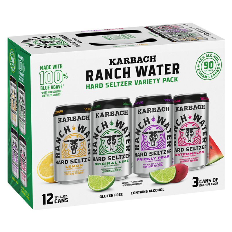 Karbach Brewing Ranch Water Hard Seltzer Variety Pack 12pk 12oz