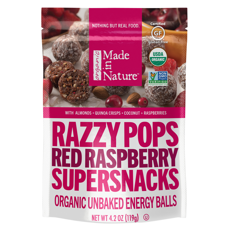 Made in Nature Organic Razzy Pops 4.2oz