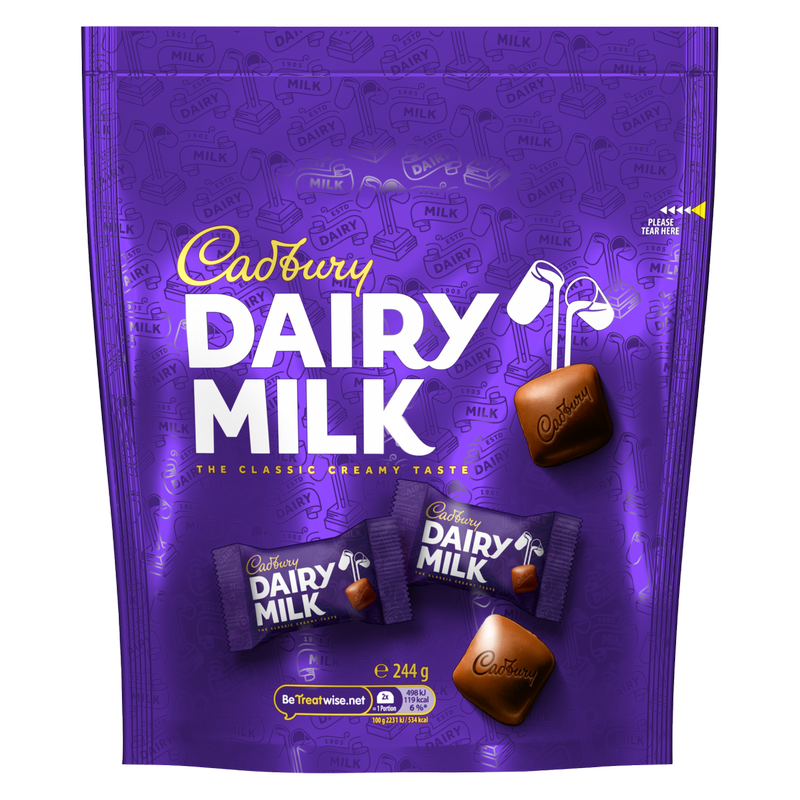 Cadbury Dairy Milk Chunk Pouch, 244g