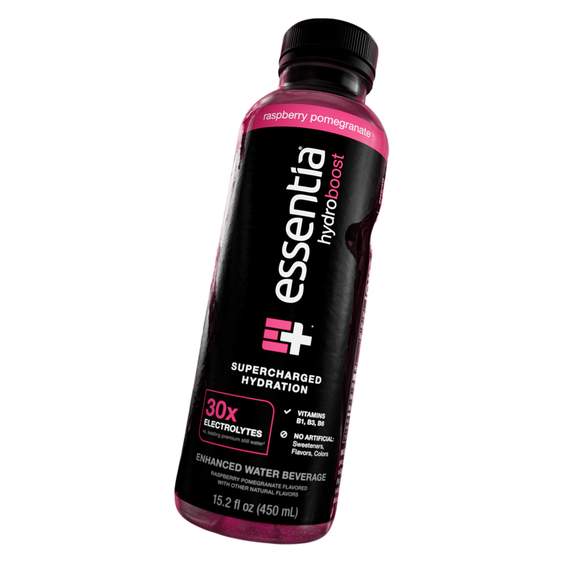 Essentia Hydroboost Raspberry Pomegranate 12pk 15.2oz Bottle