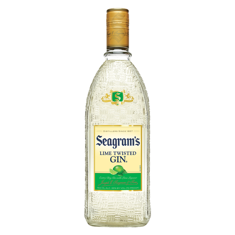 Seagram's Twisted Lime Flavored Gin 750ml (70 Proof)