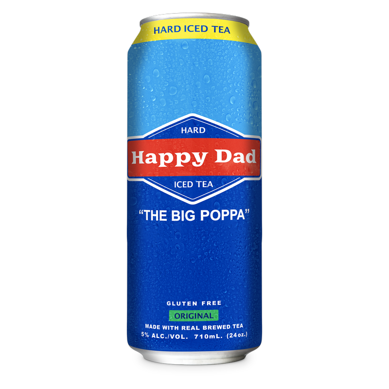 Happy Dad Hard Tea Big Poppa Single 24oz Can 5% ABV