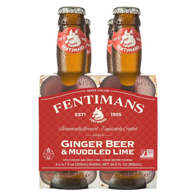 Fentimans Ginger Beer & Lime 200 ml 4pk