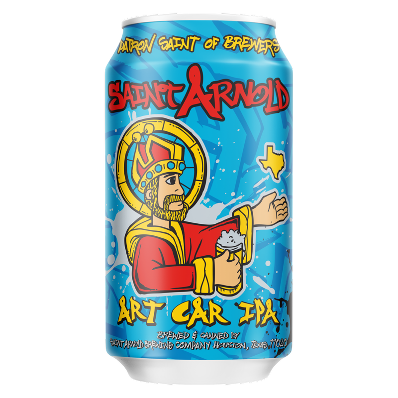 Saint Arnold Art Car IPA, paquete de 18 latas de 12 oz, Alc. 7.1% Vol.