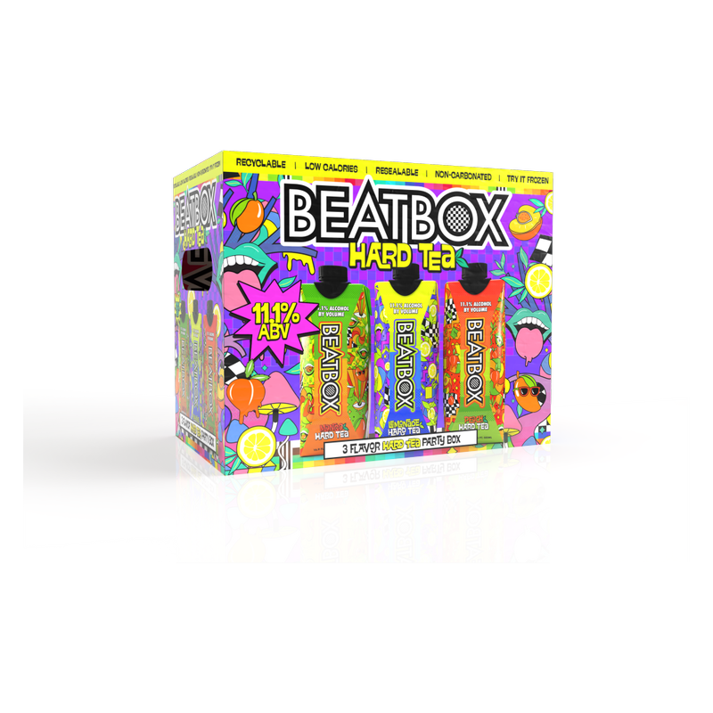 BeatBox Hard Tea Variety Pack 6pk 500ml
