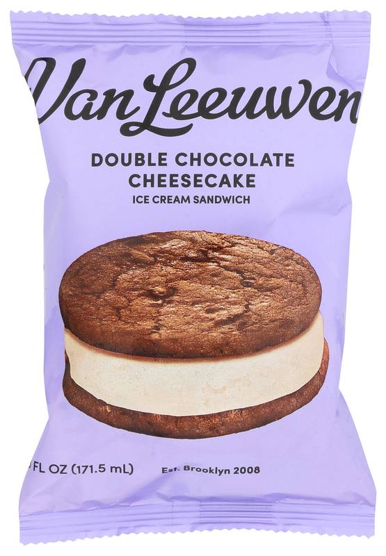 Van Leeuwen Double Chocolate Cheesecake Sandwich 5.8oz