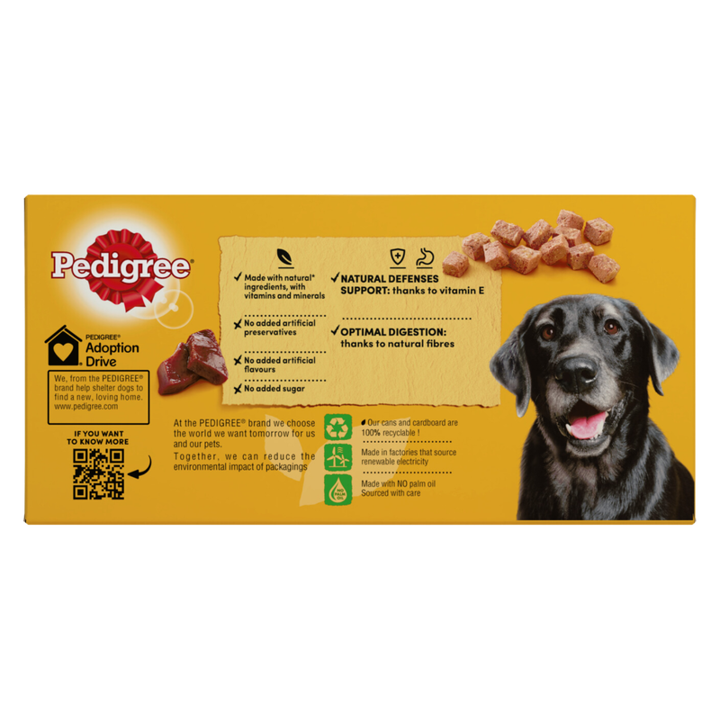 Pedigree Senior Wet Dog Food Tins Meat in Loaf, 6 x 400g