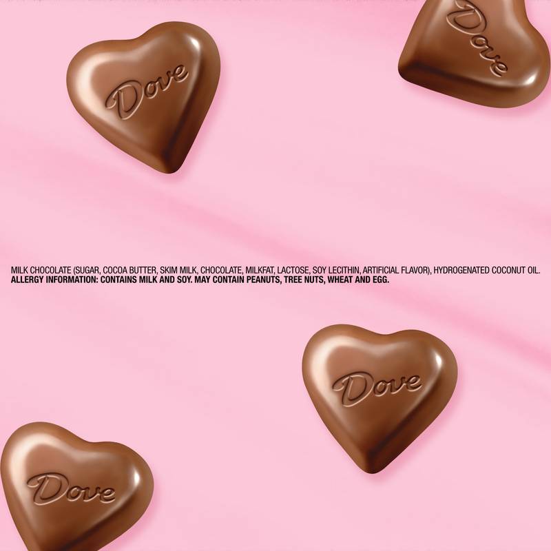 Roses 6ct & Dove Milk Chocolate Truffles Heart 6.5oz
