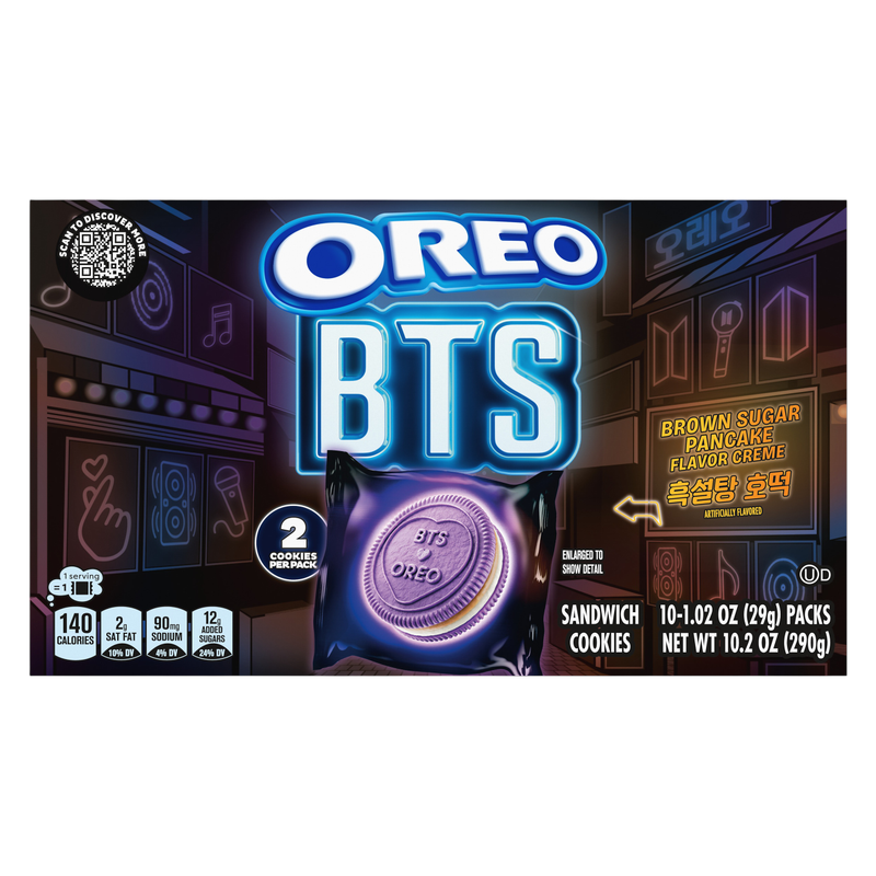Oreo Iconic K-Pop Brown Sugar Pancake, 10 ct, 10.2 oz 