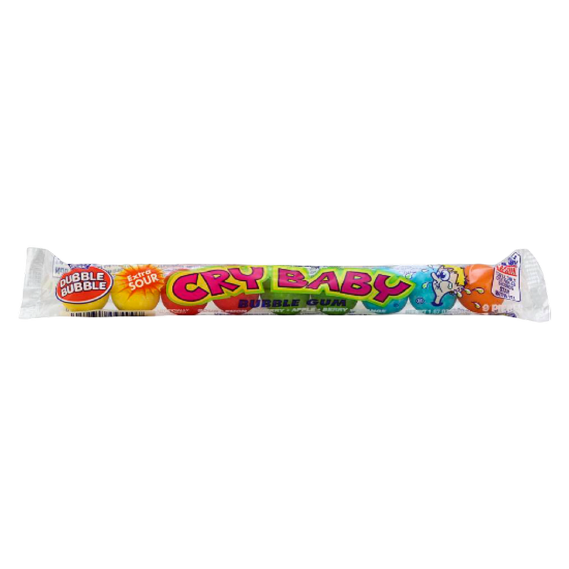 Cry Baby Extra Sour Bubble Gum, 9 ct